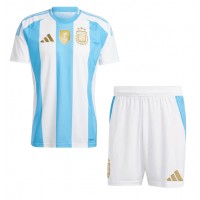 Maglia Calcio Argentina Prima Divisa Bambino Copa America 2024 Manica Corta (+ pantaloncini)